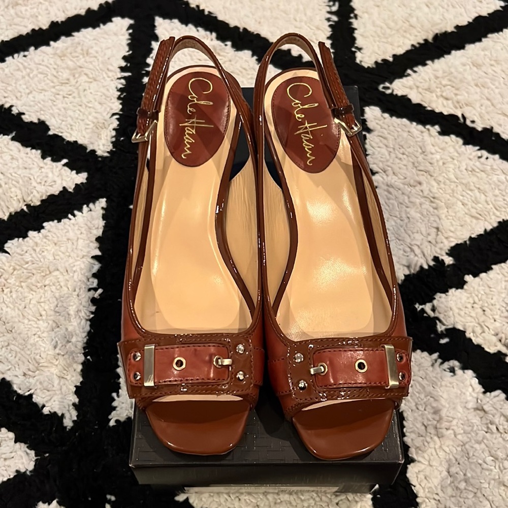 Cole Haan Brown (Woodbury) Leather Heels Air Ivette